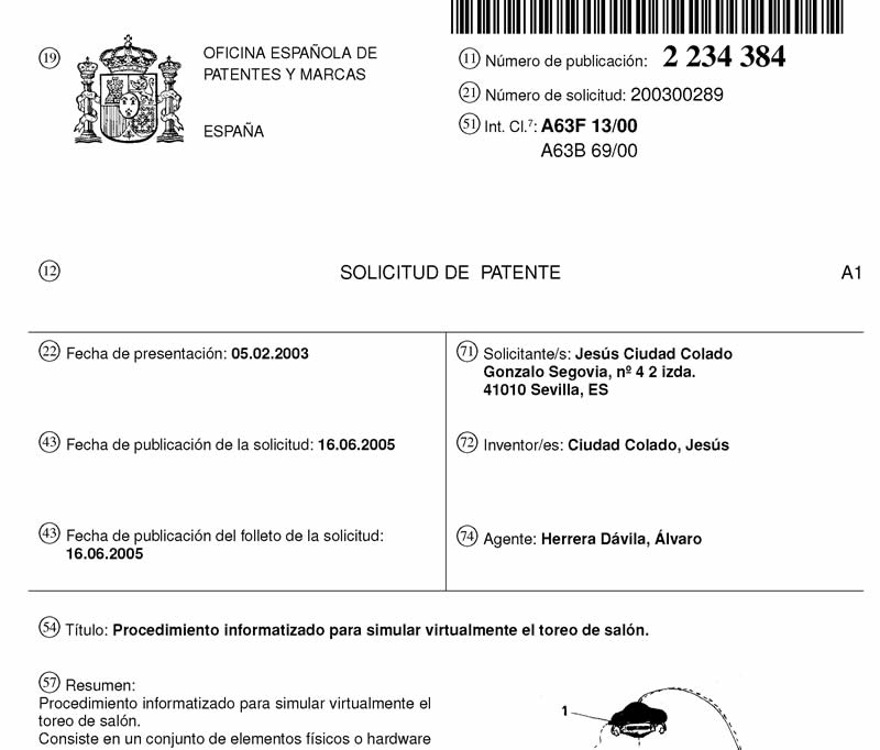 Patentes: Formulario registro de patentes