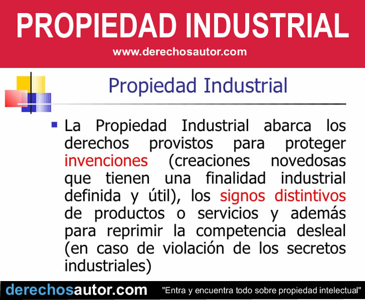 Propiedad intelectual: Propiedad Industrial